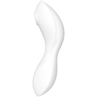 Satisfyer Curvy Trinity 5 White - masażer łechtaczki