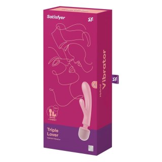 Triple Lover pink - wibrator Wand