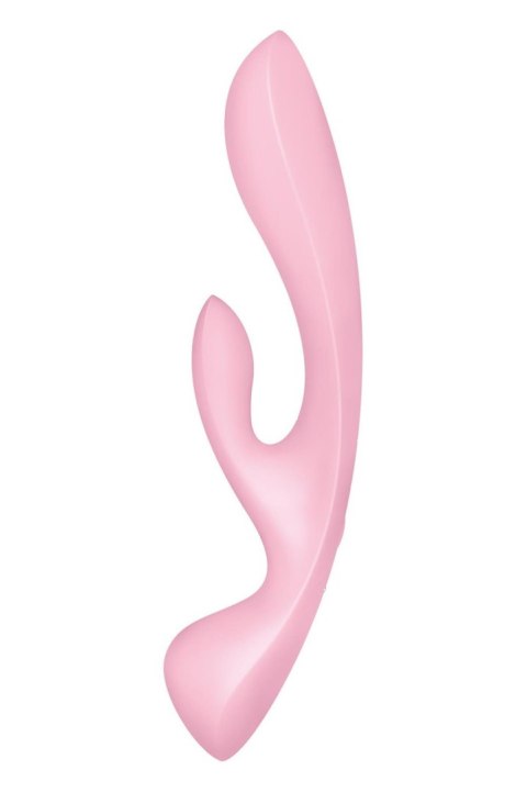 Satisfyer Triple Oh pink - wibrator króliczek