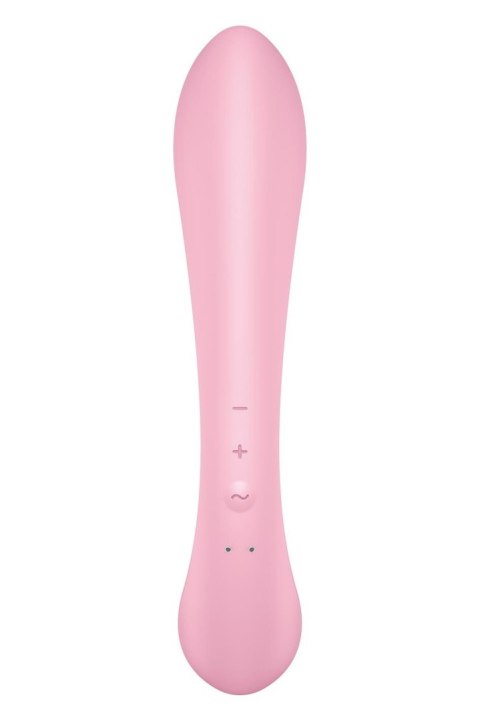 Satisfyer Triple Oh pink - wibrator króliczek