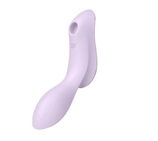 Satisfyer Curvy Trinity 2 (violet) - bezdotykowy masażer łechtaczki