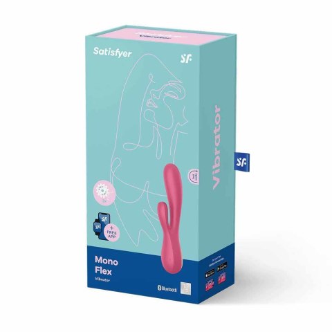 Satisfyer - Mono Flex Red - wibrator króliczek