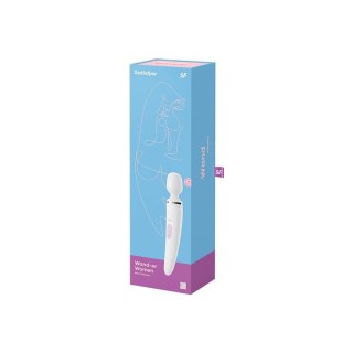 Wibrator - Satisfyer Wand-er Woman (White/Chrome) - wibrator Wand