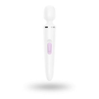 Wibrator - Satisfyer Wand-er Woman (White/Chrome) - wibrator Wand