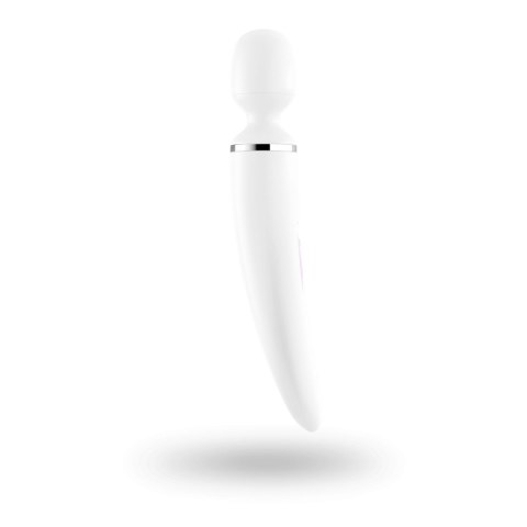 Wibrator - Satisfyer Wand-er Woman (White/Chrome) - wibrator Wand