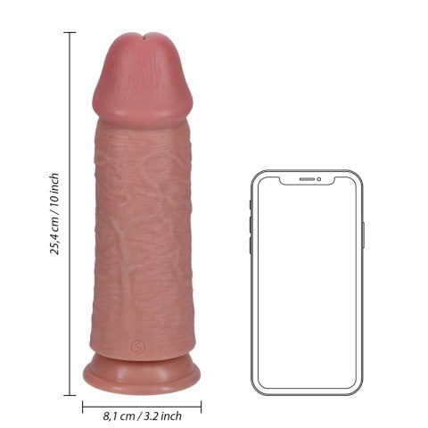 Extra Thick No Balls 10"" - Realistyczne dildo z przyssawką