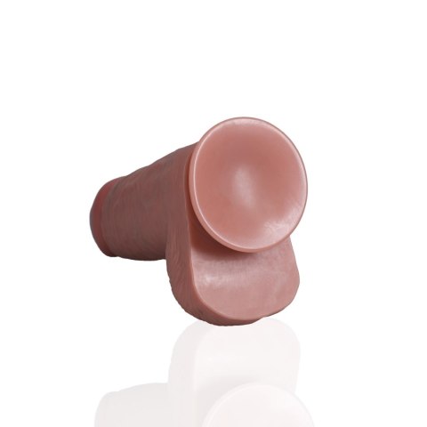 Extra Thick with Balls 10"" - Realistyczne dildo z przyssawką