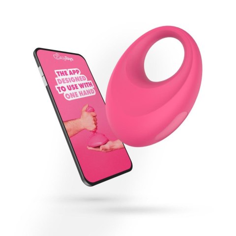 EasyConnect - Vibrating Cockring Leo- Wibrujący pierścień erekcyjny zdalnie sterowany