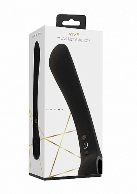 Vive Ombra - Bendable Punkt G - Black - wibrator punktu G