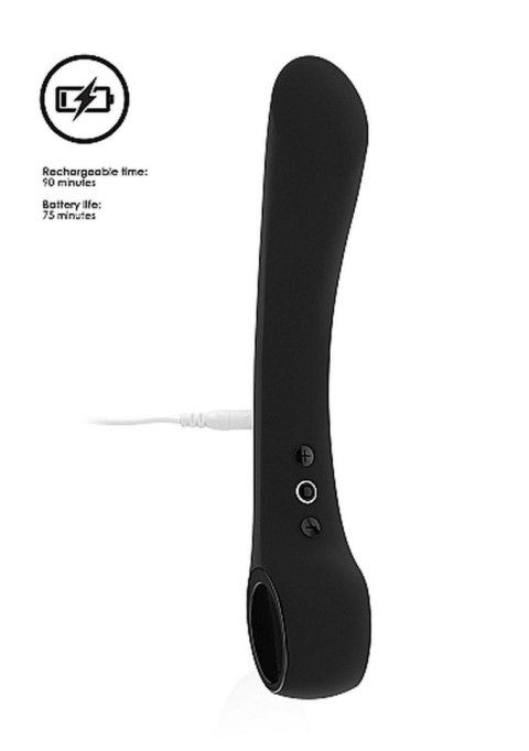 Vive Ombra - Bendable Punkt G - Black - wibrator punktu G