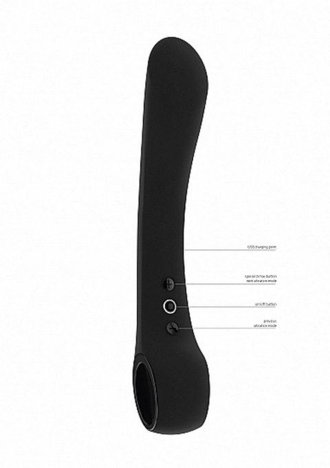 Vive Ombra - Bendable Punkt G - Black - wibrator punktu G