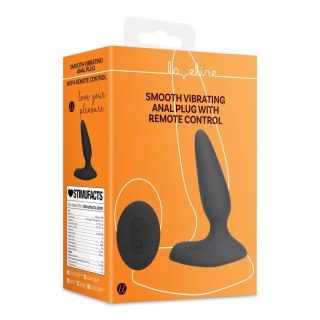 Smooth Vibrating Anal Plug with Remote Control - Wibrujący korek analny