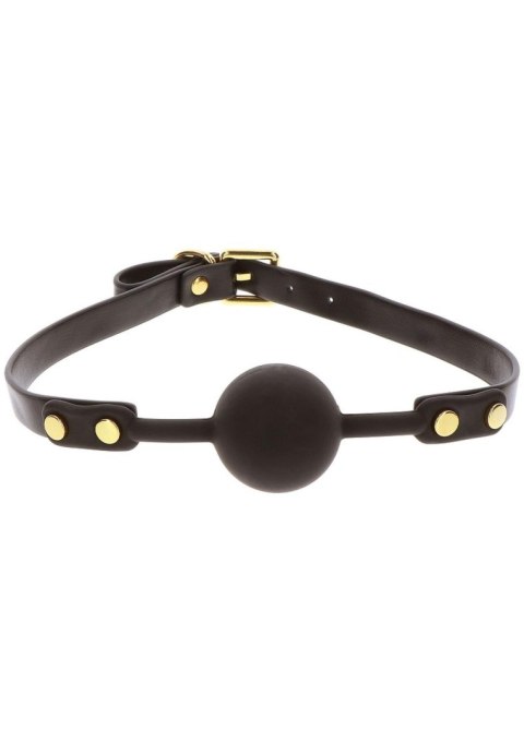 Studded Mouth Gag Black - Knebel z kulką