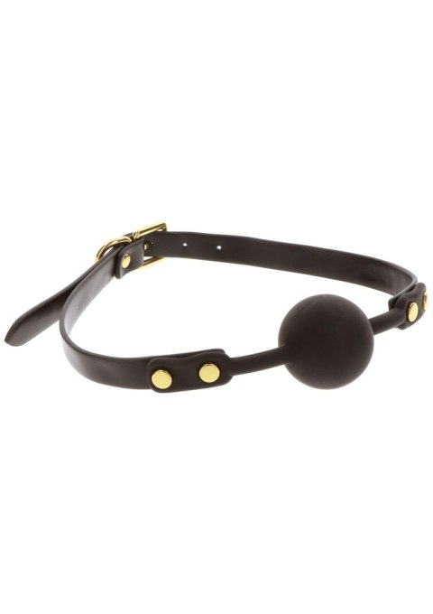 Studded Mouth Gag Black - Knebel z kulką