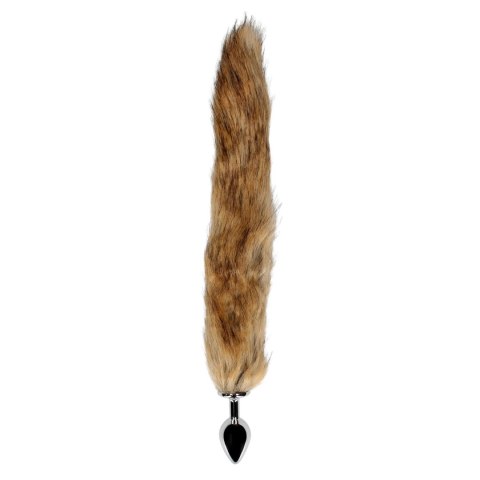 Fox Tail with Metal Butt Plug - korek analny z ogonem