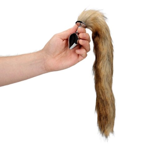 Fox Tail with Metal Butt Plug - korek analny z ogonem