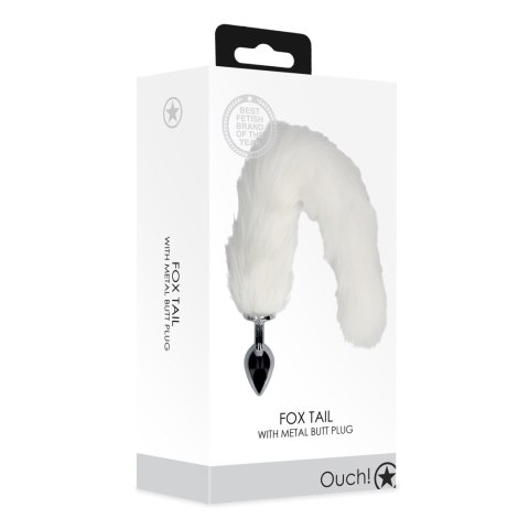 Fox Tail with Metal Butt Plug - korek analny z ogonem