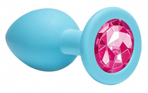 Anal Plug Emotions Cutie Medium Turquoise Pink crystal