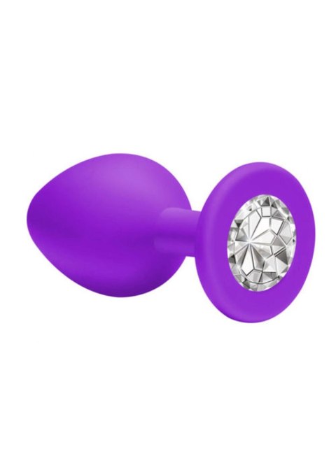 Anal Plug Emotions Cutie Small Purple clear crystal