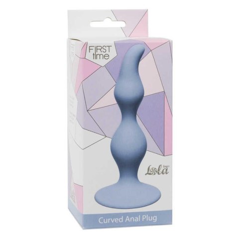 Plug-Curved Anal Plug Blue