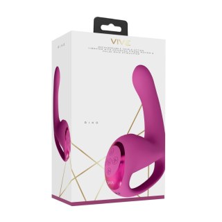 Riko - Rechargeable Triple Action Thumper with Advanced Finger Motion & Pulse Wave Stimulator - Pink