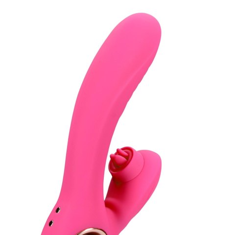 Tongue Flickering and Heating Rabbit Vibrator