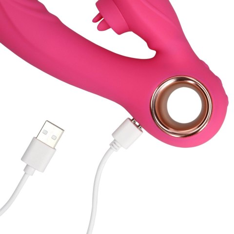 Tongue Flickering and Heating Rabbit Vibrator