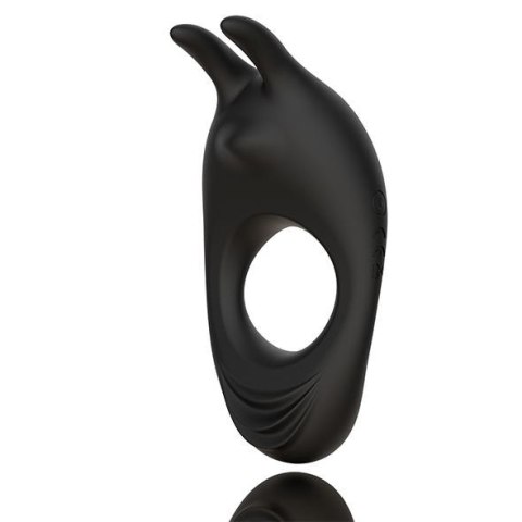 FeelzToys - Zeus Dual Vibe Cock Ring Black - Wibrujący pierścień na penisa