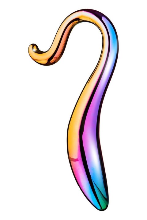 GLAMOUR GLASS ELEGANT CURVED DILDO - Szklane dildo analne