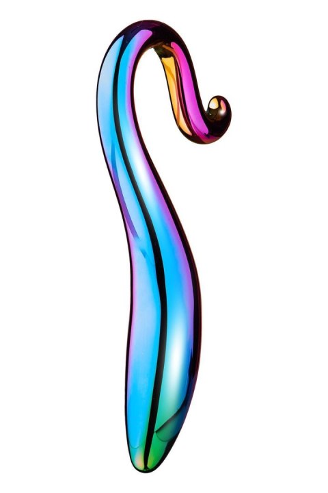 GLAMOUR GLASS ELEGANT CURVED DILDO - Szklane dildo analne