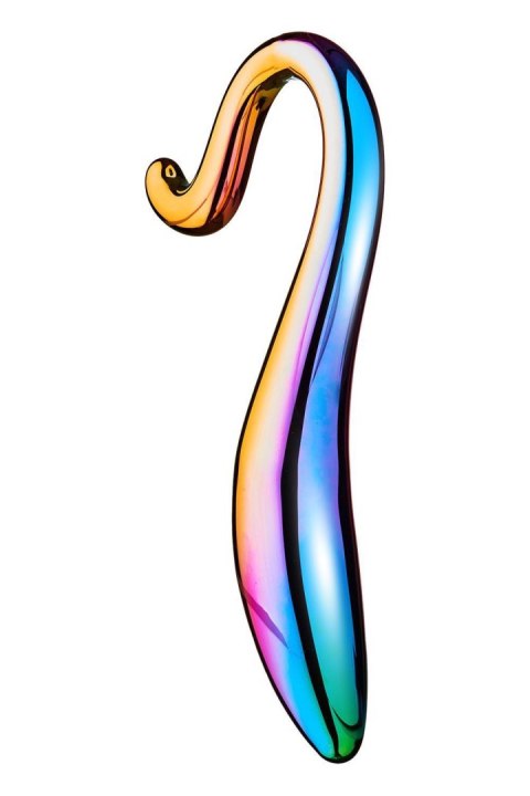 GLAMOUR GLASS ELEGANT CURVED DILDO - Szklane dildo analne