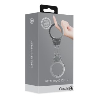 Metal Hand Cuffs - Silver - Kajdanki na ręce