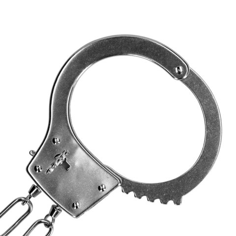 Metal Hand Cuffs - Silver - Kajdanki na ręce