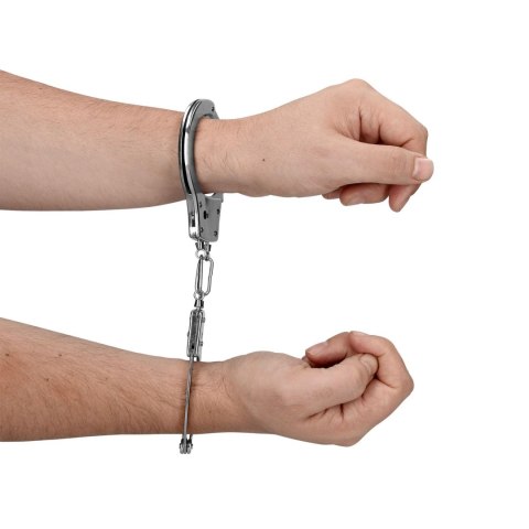 Metal Hand Cuffs - Silver - Kajdanki na ręce