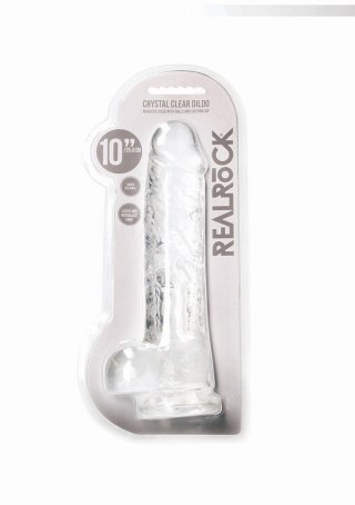 Realistic Dildo with Balls - 10""""/ 25,4 cm - Dildo z przyssawką