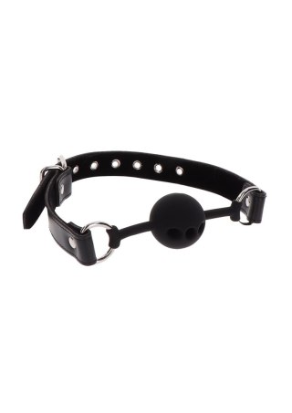 Silicone Ball Gag Black - Knebel z kulką