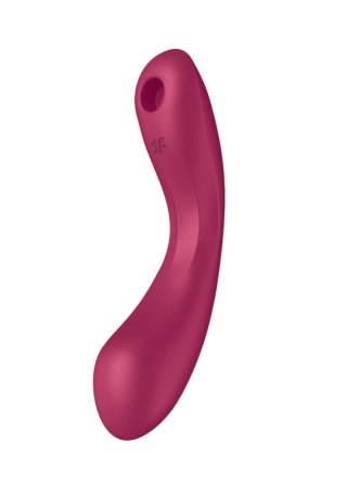 Satisfyer Curvy Trinity 1 red - bezdotykowy masażer łechtaczki