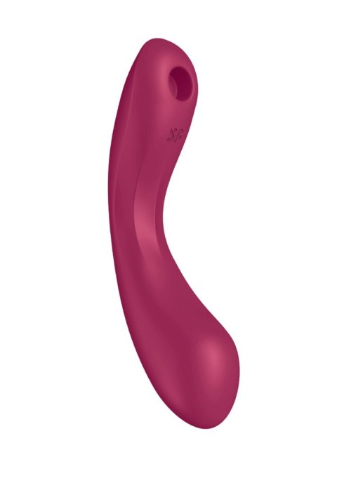 Satisfyer Curvy Trinity 1 red - bezdotykowy masażer łechtaczki