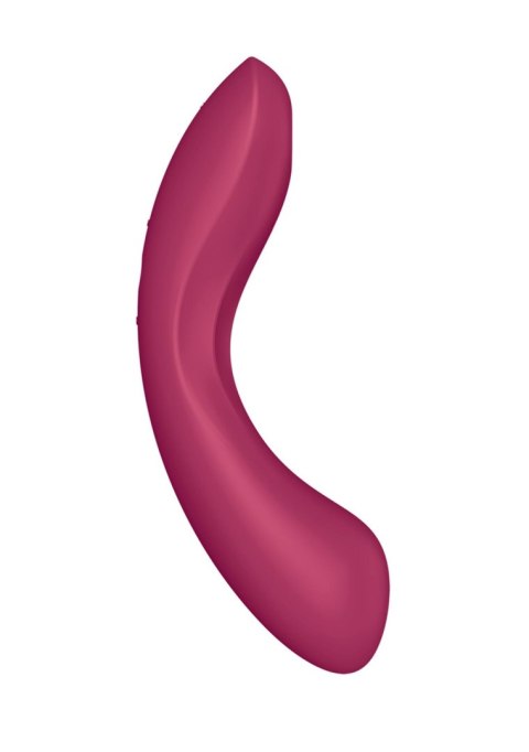 Satisfyer Curvy Trinity 1 red - bezdotykowy masażer łechtaczki