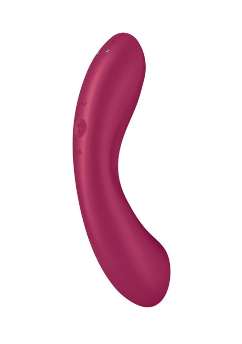 Satisfyer Curvy Trinity 1 red - bezdotykowy masażer łechtaczki