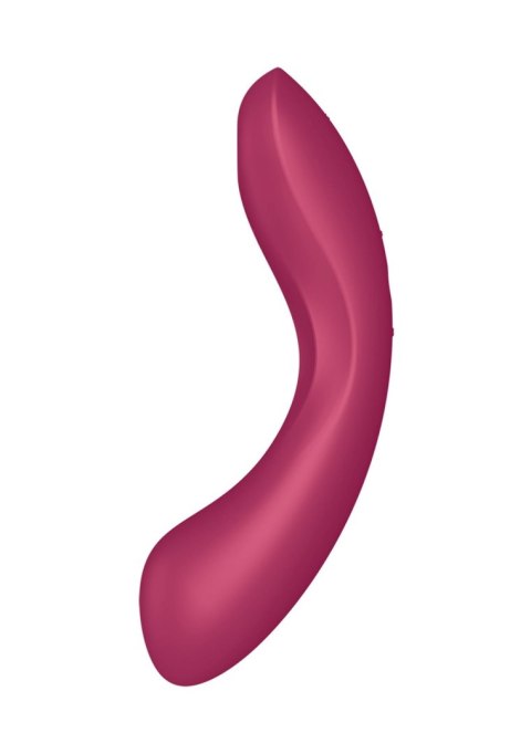 Satisfyer Curvy Trinity 1 red - bezdotykowy masażer łechtaczki