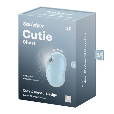 Satisfyer Cutie Ghost blue - bezdotykowy masażer łechtaczki