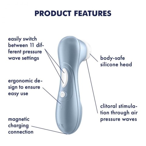 Satisfyer Pro 2 (blue) - bezdotykowy masażer łechtaczki