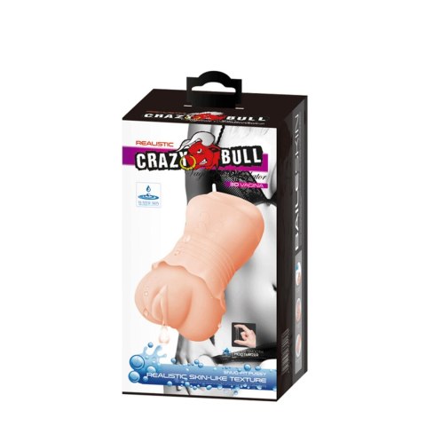 CRAZY BULL- Realistic 3D VAGINA, Water lubricant