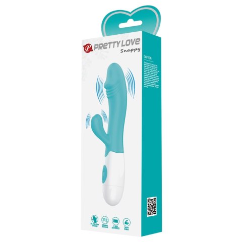 PRETTY LOVE - Snappy light blue, 30 vibration functions