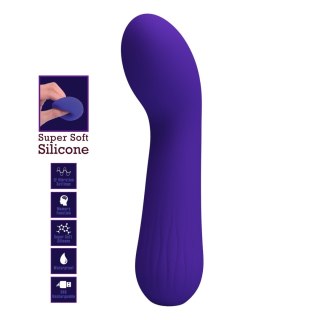 PRETTY LOVE - Faun dark Purple,G-spot vibrator, 12 vibration functions Memory function