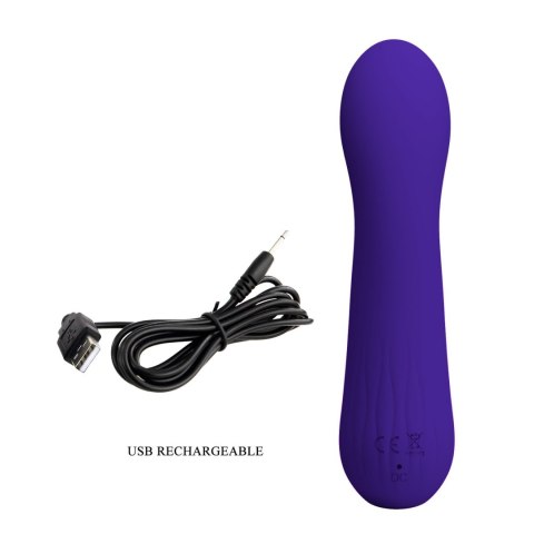 PRETTY LOVE - Faun dark Purple,G-spot vibrator, 12 vibration functions Memory function