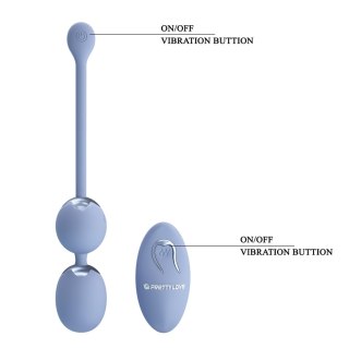 PRETTY LOVE - WILLIE Dream chaser 6, Blue, Wireless remote control 12 vibration functions Memory function