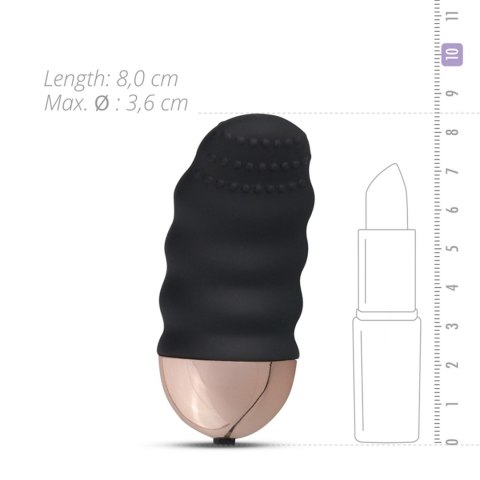 Teazers Ribbed Vibrating Egg With Remote Control