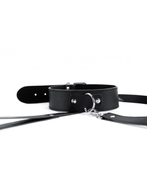 Black Collar And Leash